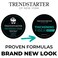 TRENDSTARTERTHICKENING FIBER 4oz  Medium Hold  Matte Finish  Premium Hair Thickening Clay Pomade  WaterBased  AllDay Hold Styling Product