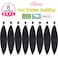 Pre Stretched Braiding Hair 8 Packs 24 Inch Professional Pre Stretched Crochet Hair For Human Braiding Or Twist Natural Black Yaki Perm Straight Synthetic Hair Extension For Women24 1B