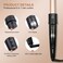 6 in 1 Hair Wand Curling Iron  Janelove 180450 LongLasting Ceramic Hair Curlers 035 to 125 inch Curling Wand Set for All Women Hair 110220V Hair Waver with LCD Gold