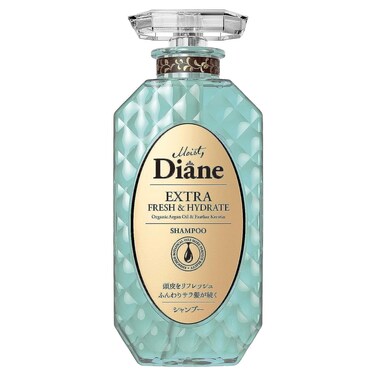 Moist Diane Perfect Beauty Extra Fresh  Hydrate Natural Hair Shampoo with Pump for Men  Women Organic Keratin Hydrating  Moisturizing Japanese Haircare Products for Dry Damaged Hair 152 fl oz