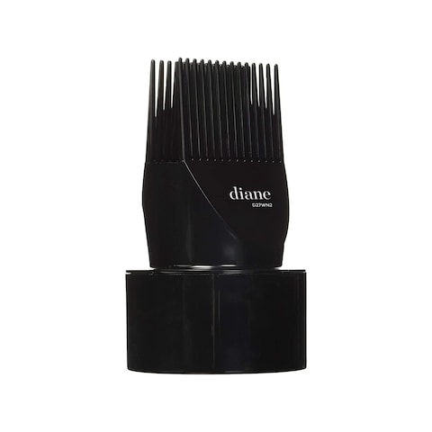 Diane Dryer Pick Attachment  Blow Dryer Comb Attachment Fits Most Dryers with 2 Barrels  Black  D27WN2