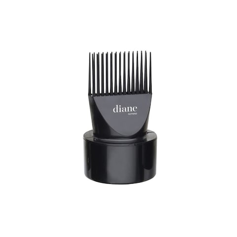 Diane Dryer Pick Attachment  Blow Dryer Comb Attachment Fits Most Dryers with 2 Barrels  Black  D27WN2