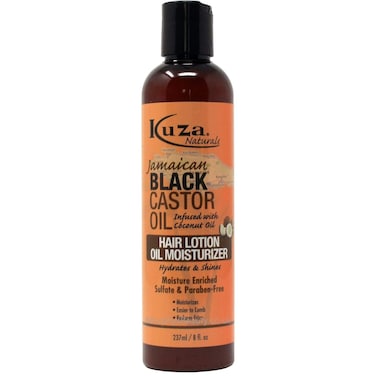 KuzaNaturals Castor Oil Hair Lotion Moisturizer Black