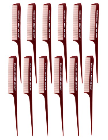 KrestGoldilocks g5 812 Rattail Comb Extrafine Tooth Heat Resistant Hair combs 1 Dz