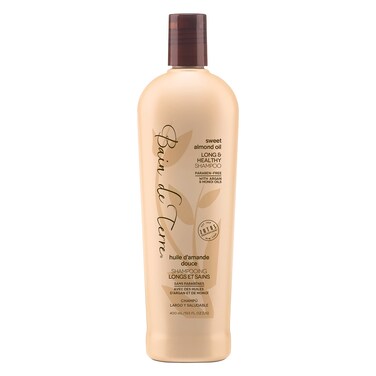 Bain de TerreSweet Almond Oil Long  Healthy Shampoo Strength  Protection for Weak Damaged Hair with Argan  Monoi Oils ParabenFree ColorSafe Vegan