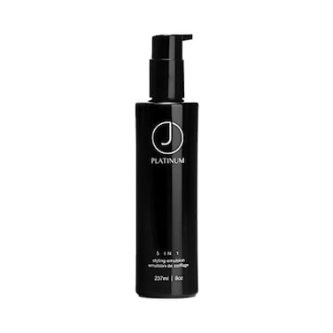 J Beverly Hills Platinum 5 In 1 Leavein Styling Emulsion Cream with Argan Oil for Heat Protection 34 Oz 8 Oz