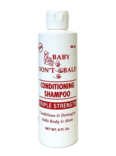 Baby Dont Bald Conditioning Shampoo Triple Strength 8 oz