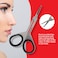 Seki EDGEStainless Steel Nostril Scissors SS908  Safety Grooming Scissors with Round Blunt Tips for Trimming Nose Hair  Other Facial Hair for Men  Women  Made in Japan