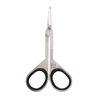 Seki EDGEStainless Steel Nostril Scissors SS908  Safety Grooming Scissors with Round Blunt Tips for Trimming Nose Hair  Other Facial Hair for Men  Women  Made in Japan