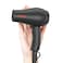 Travel Mini Hair Dryer Ceramic Ionic 1000 Watts Blow Dryer for RV Lightweight 2 Speed Settings with a Concentrator Black