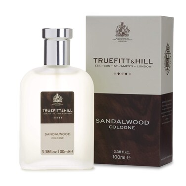 Truefitt  HillLuxury Cologne  Sandalwood  Premium LongLasting Sandalwood and Cedarwood Mens Fragrance Presented in a Beautifully Etched Traditional Atomizer Bottle  338 oz