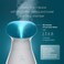 NanoSteamer Large 3in1 Nano Ionic Facial Steamer with Precise Temp Control  Humidifier  Unclogs Pores  Blackheads  Spa Quality  Bonus 5 Piece Stainless Steel Skin Kit Teal