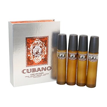 Cubano By Cubano For Men 4 Piece Variety With Cubano Gold Silver Bronze  Copper  Each Edt Spray 2 Oz