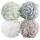 BTYMS Bath Sponge Shower Loofahs 60g Mesh Pouf Bath Scrunchies Body Wash Puff Shower Puff  Pack of 4