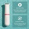 Clio PALMPERFECT Electric Bikini Trimmer  TravelFriendly Hair Shaver for Smooth Dual Blade for Close Shave Use Wet or Dry  BatteryPowered  Trimming Guide Included