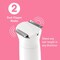 Clio PALMPERFECT Electric Bikini Trimmer  TravelFriendly Hair Shaver for Smooth Dual Blade for Close Shave Use Wet or Dry  BatteryPowered  Trimming Guide Included
