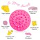 ScalaSilicone Anti Cellulite Massager Body Shower Scrubber Cellulite Remover  Improve Circulation Distribute Fat Deposits Body Massager Exfoliator Fat Roller Use with Creams and Oils  Pink