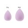 6PCS Mini Makeup Sponge Small Beauty Sponge Blender Set for Foundation Powder Concealer Highlightand Eye Shadow Purple
