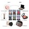6PCS Mini Makeup Sponge Small Beauty Sponge Blender Set for Foundation Powder Concealer Highlightand Eye Shadow Purple