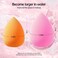 AJOKE 10 Pcs Perfect Makeup Sponge Set Blender Flawless for Liquid Multicolored Beauty Makeup Sponges