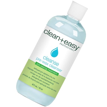 Clean  Easy Cleanse Pre Wax Cleanser Removes Any Traces Of Oils and Makeup Before Hair Removal Essential PreTreatment for Effective Waxing 16 oz