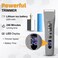 BrioBeardscape V1 Beard Trimmer for Men Hair Trimmer for Men with LowFriction Ceramic Blade Quiet Beard and Mustache Trimmer for Men Gray