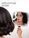 OMIRO Hand Mirror Extra Large Black Handheld Mirror with Handle 9 W x 124 L