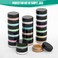 Houseables Sample Containers Sample Jars Lip Balm Containers 3 Gram 50 PK Cosmetic Containers Makeup Containers Small Powder Container Small Cosmetic Jars Tiny Containers with Lids BPA Free