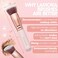 LamoraFoundation Brush for Liquid Makeup  Kabuki Face Brush for Cream Powder Blush and Concealer  Flat Top Blending Buffing Stippling Brush