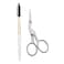 TweezermanBrow Shaping Scissors and Brush  Stainless Steel Eyebrow Trimming Scissors for Women and Men