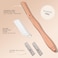 Dermaplaning Tool for Face Eyebrow Shaping Hair Removal and Exfoliation Ecofriendly design Includes 3 Swedish stainless steel blades in RoseGold Starter Kit