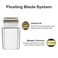 2 Pack Shaver Replacement Foil and Cutters Compatible with BaBylissPRO Double FXFS2 Metal Shaver foil ReplacementSilver