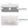 REXBETI 100PCS Single Edge Razor Blades Industrial Razor Blades for Scraper Suitable for Removing Labels Decals Stickers and Old Paint