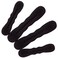 Beaute Galleria Magic 4 Pieces Black Foam Sponge Twist Shapers Hair Bun Maker Hair Donuts for Ballet Buns 2 Small Large