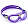 Aqua Sphere Seal Kid 2 Swim Mask with Clear Lens VioletLime UV Protection AntiFog Swim Goggles for Kids