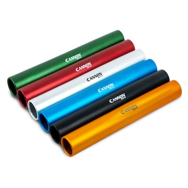 Cannon Sports Aluminum Track Batons MultiColor 6 Piece