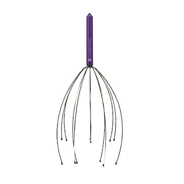 Body Back Scalp MassagerHead Massager for Stress Relief Head Scratcher Purple