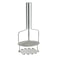 HIC Kitchen DualAction Potato Masher and Ricer 188 Stainless Steel Wire Masher with BuiltIn Ricer Disc