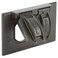 HubbellRaco 51802 2Hole Weatherproof Device Cover 4916 in L X 21316 in W X 1 in T Bronze