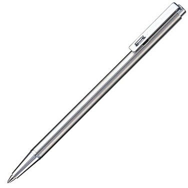Zebra Mini Ballpoint Pen 07 mm Silver Body Black Ink T3