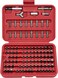 NEIKO 10048A Security Bit Set 100Piece Set CrV Steel 14inch Adapters Phillips Slotted Hex Torx Star Tamperproof Pozi Square Spanner Torque TriWing Clutch Spline Wing Nut Security Torx Bit Set