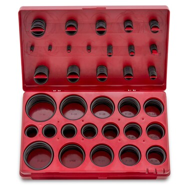 NEIKO 407 Rubber ORing Assortment Kit BunaN Gasket Sealing Rings and Replacement ORings 32 SAE Sizes 407Piece Kit