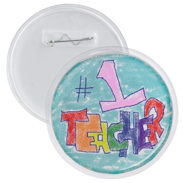 3 DIY Snap Together Pin Back Buttons  12 Pack