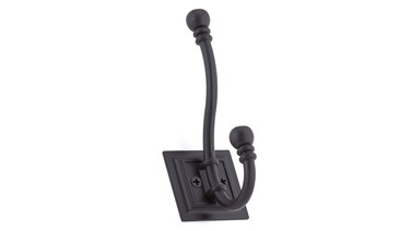 Richelieu Hardware 92229BAG Classic Forged Iron Hook Black Forged Iron