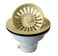 Westbrass D2143P51 438 PushPull Style Large Kitchen Sink Basket Strainer Powder Coat Almond