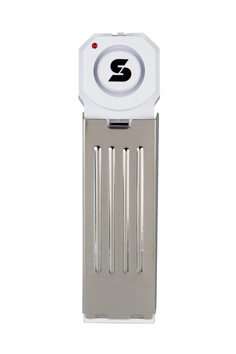 SABRE 120 dB Wedge Door Stop Security Alarm Extremely Loud Wireless Alarm Siren Audible Up To 1500 Ft NonSkid Pad Compact Alarm Great for Home Travel Apartment or Dorm