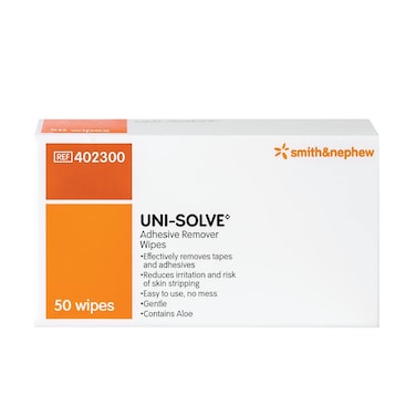 Uni Solve 402300 Adhesive Remover Wipe Pack of 50