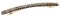 France Luxe Long  Skinny Barrette Opera Silver  Classic French Design for Everyday Wear