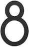HyKo Products FM68 Floating House Number 8 EIGHT 6 High Black