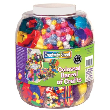 Creativity Street Barrel of Colossal Craft Kit Assorted Sizes